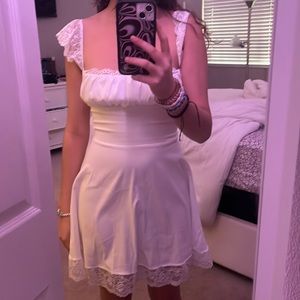 Cute white lace dress